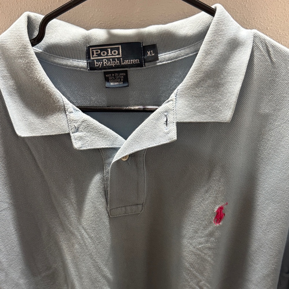 Polo by Ralph Lauren Men's Sky Blue Polo Shirt
